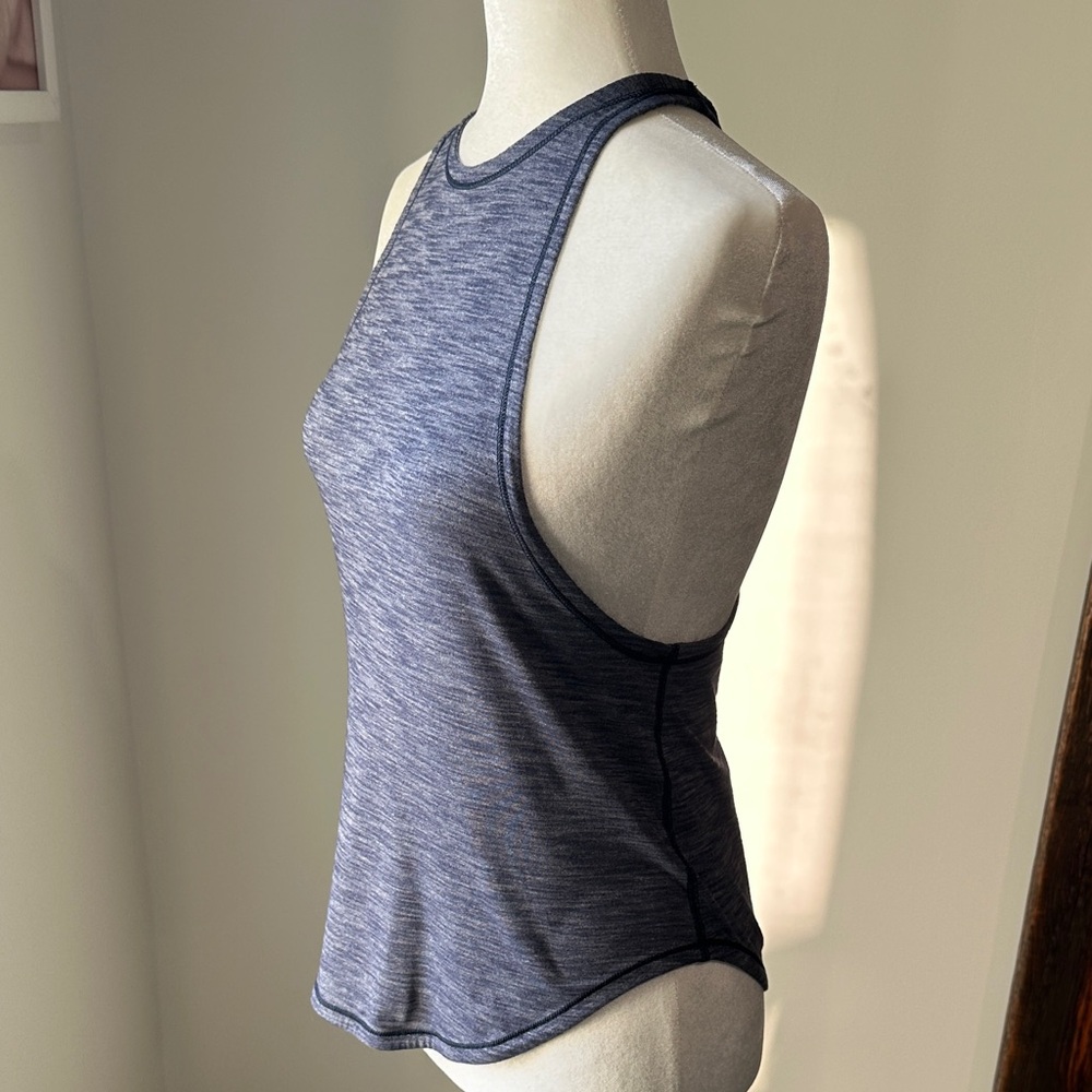 Lululemon Athletica Heathered Blue Tank Top 6 - Picture 4 of 6